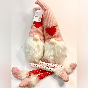 Valentines Day Gnome Couple Plush Decor